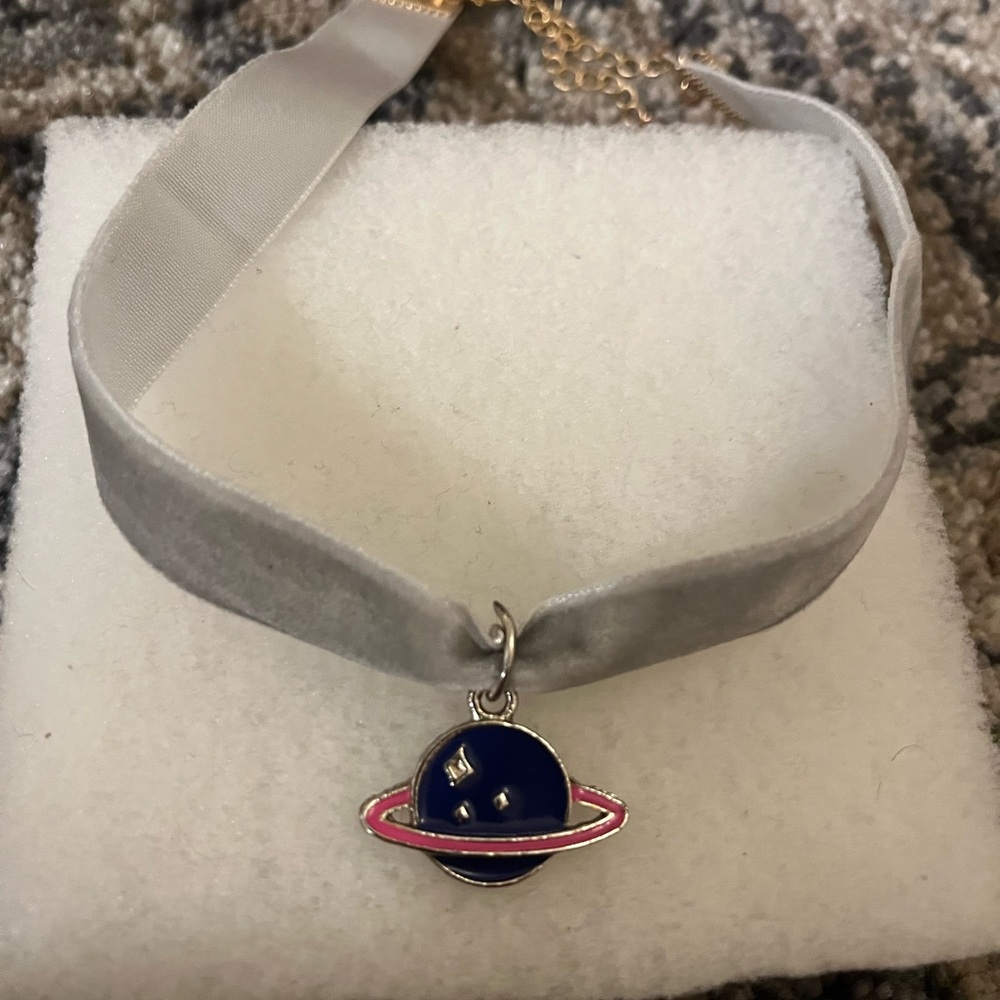 ❤️‍🔥BOGO FREE Outer Space Planet y2K Velvet Choker Necklace Boutique Jewel